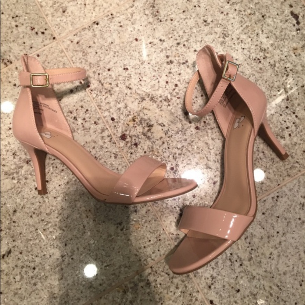 Brass Plum Nude Pink Heels